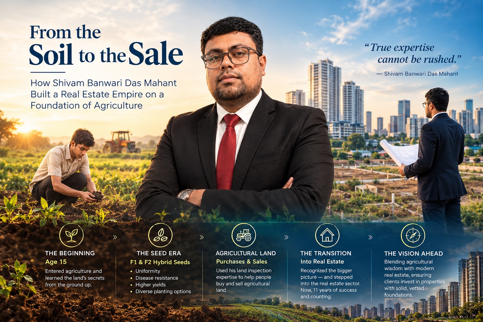 From the Soil to the Sale — the journey of Shivam Banwari Das Mahant